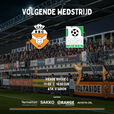 🔴 RBC ontvangt RKSV Nuenen: strijd om punten in slotfase competitie