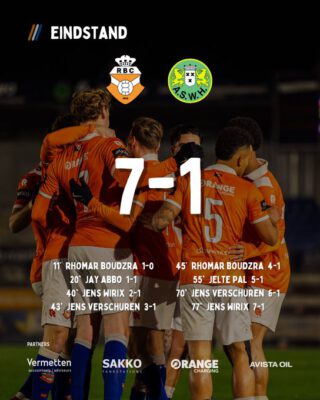 RBC VERPLETTERT ASWH MET 7-1 IN DOELPUNTENREGEN