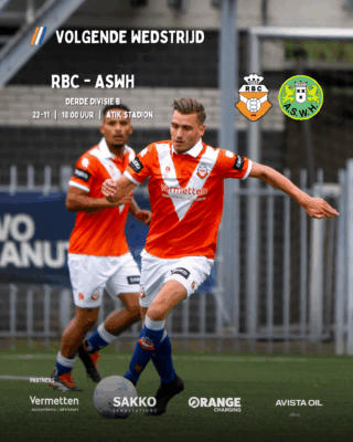 RBC STRIJDT VANAVOND TEGEN ASWH OM BELANGRIJKE PUNTEN