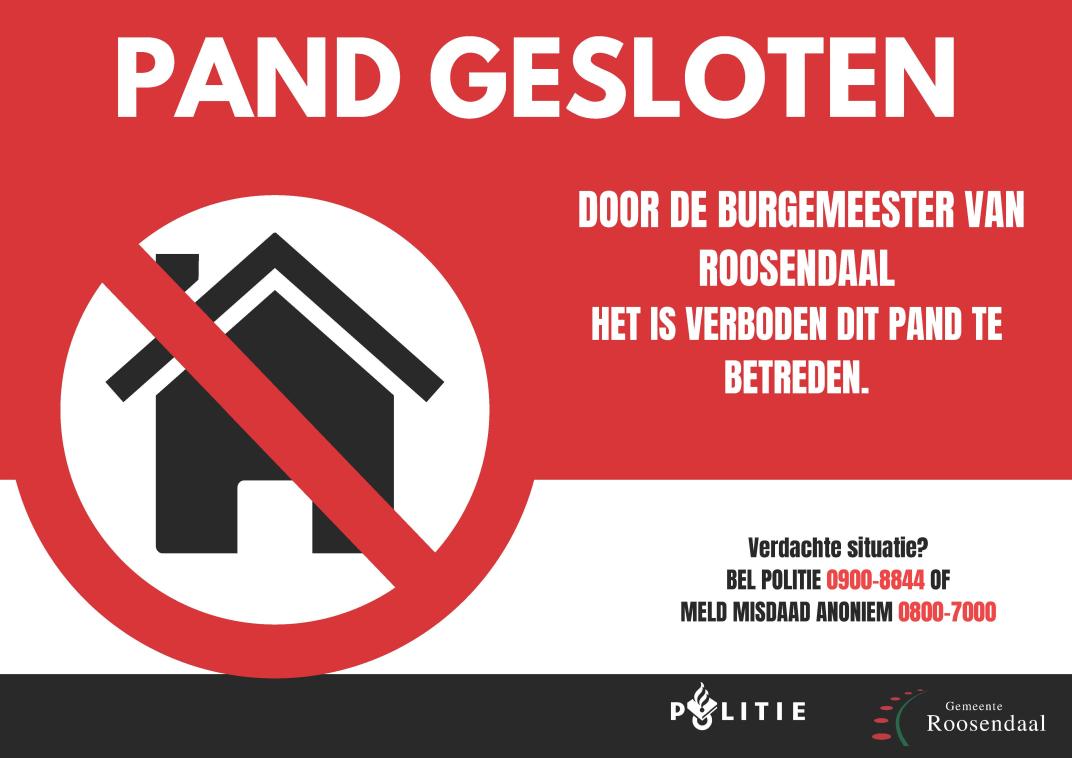 π·π¨ DIRECTE SLUITING WONING DR. BRABERSTRAAT NA SCHIETINCIDENT EN DRUGSLAB